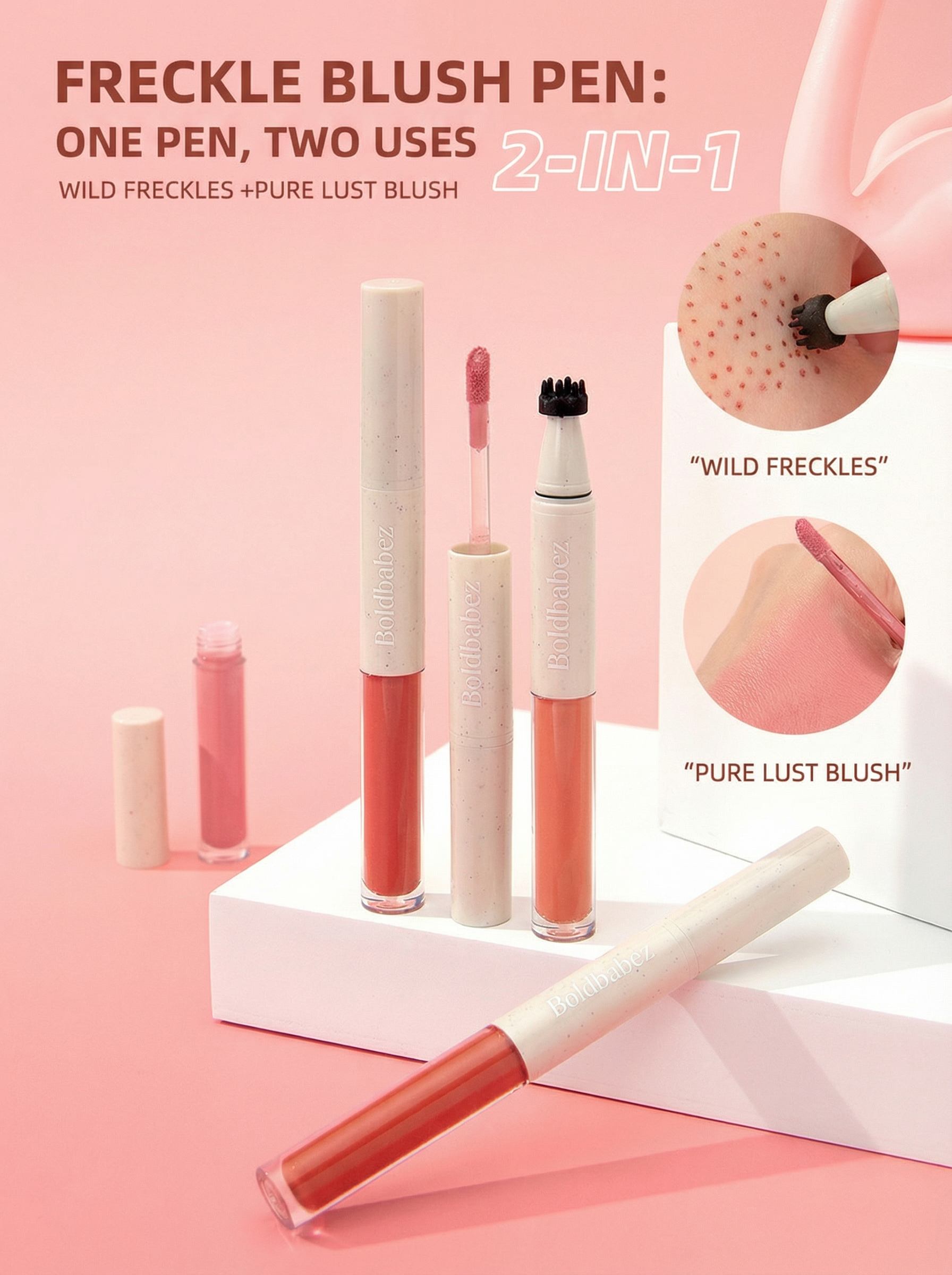 Dual-Ended Freckle & Blush Pen